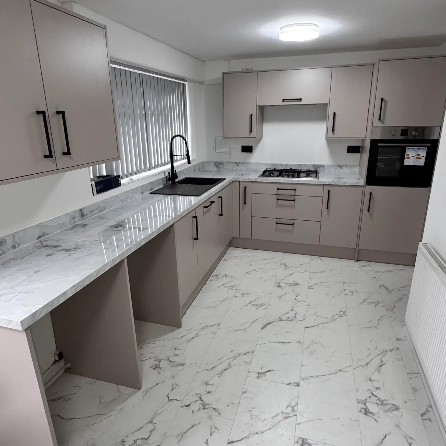 Light modern kitchen after